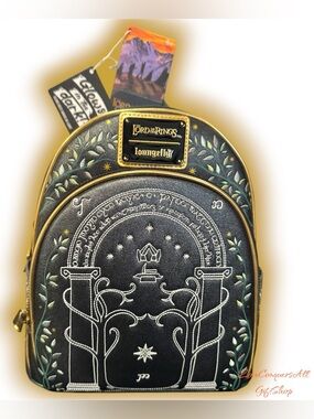 Loungefly The Lord of the Rings Doors of Durin Glow-in-the-Dark Mini Backpack
